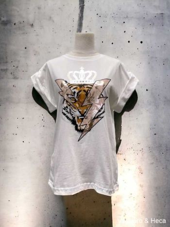 Camiseta-Blanca-tigre-Corona